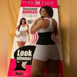Miss Belt Instant Hourglass shape in nude as seen on TV NWOT 🔴